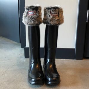 Hunter Faux Fur Boot Sock